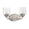 Maxim Lighting Acadia 2-Light 14.75" Wide Satin Nickel Vanity Light 12262CDSN - alternate 1